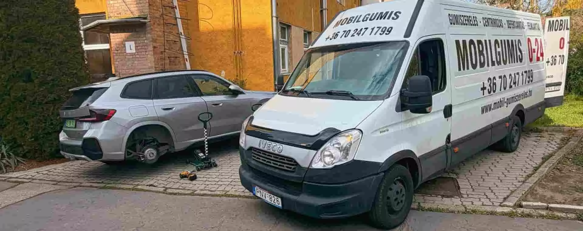 Mobil gumiszerviz Budapest – helyszíni gumicsere és defektjavítás kiszállással